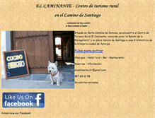 Tablet Screenshot of elcaminante.es
